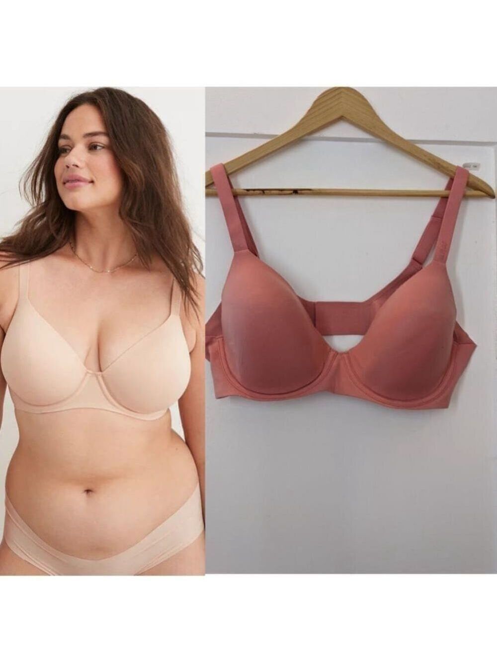 NWT Aerie | Full Coverage Lightly Lined Bra in Pink 38C